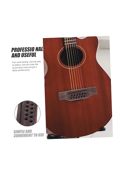 12 Telli Akustik Gitar Köprü Seti Gül Ağacı Gitar Köprüsü Akustik Gitar Köprüsü Burguları Değiştirme Kiti indirimleri