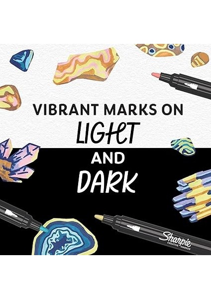 Yaratıcı Marker Akrilik Boya Kalemleri | Toprak Tonları | Su Bazlı Boya Kalemleri | Kan Dolaşımı Yok | Çoğu Yüzey Üzerine Yazar | Küre Uçlu | Çeşitli Renkler | 5'li Paket indirimleri