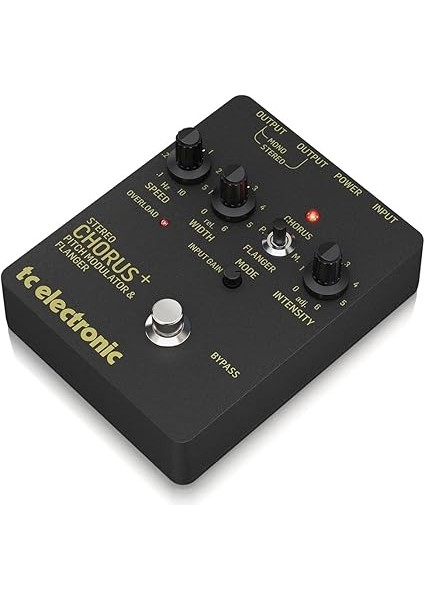 Electronic T.c Stereo Chorus Flanger Pedal Scf Altın, Siyah modelleri