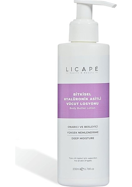 Bitkisel Hyalüronik Asitli Vücut Losyonu 200ML