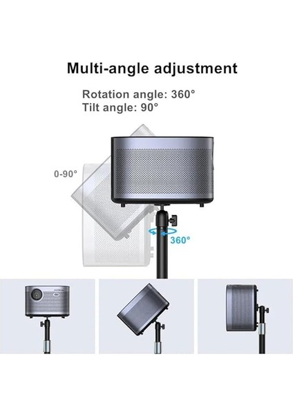 Profesyonel Projeksiyon, Kamera ve Fotoğraf Makinesi Standı 120CM 2.7kg Ağırlığında Portatif Yüksekliği Ayarlanabilir Stant TY-L01 modelleri