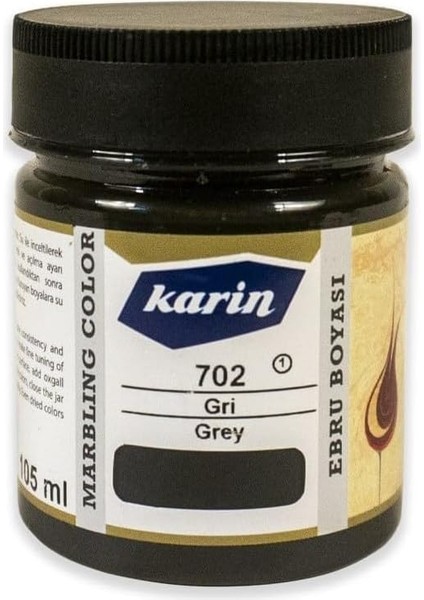 Karin Ebru Boyasi Pigment Siyah 105 ml