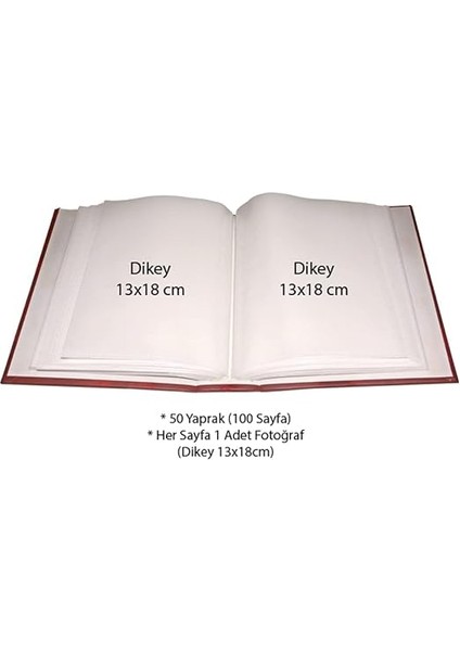 13X18CM 100 Fotoğraf Kapasiteli Ciltbezli Lüks Fotoğraf Albümü (Mavi) fiyatları