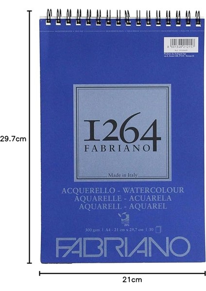 1264 Watercolour A4 modelleri