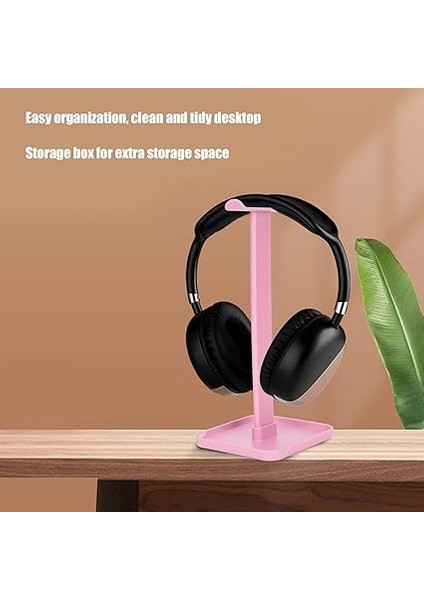 Kulaklık Standı, Sağlam Çok Fonksiyonlu Güvenli Kararlı Parlak Renkli Alüminyum Kulaklık Tutucu, Ev Ofis Için Abs Kulaklık Standı () modelleri