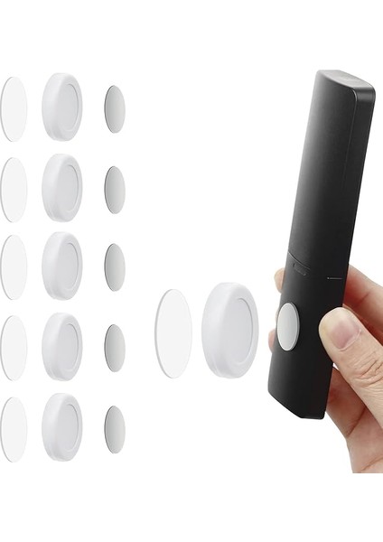 6'lı Manyetik Uzaktan Kumanda Tutucu Seti, Tv, Klima ve Vantilatör Kumandaları Için Duvara Monte Kendinden Yapışkanlı Düzenleyici, Telefon Şarj Aksesuarı Organizeri