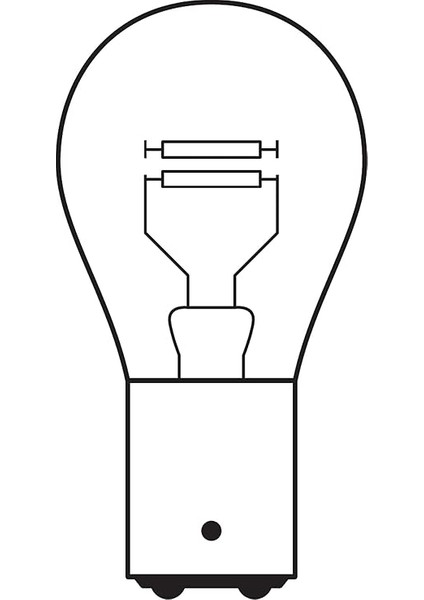 12V 1016 P21/5W Park Stop Ampulleri, Çift Duylu, 10 Adet modelleri