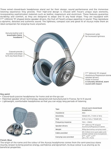 Azurys Arkası Kapalı Kulaküstü Kulaklıklar fiyatları