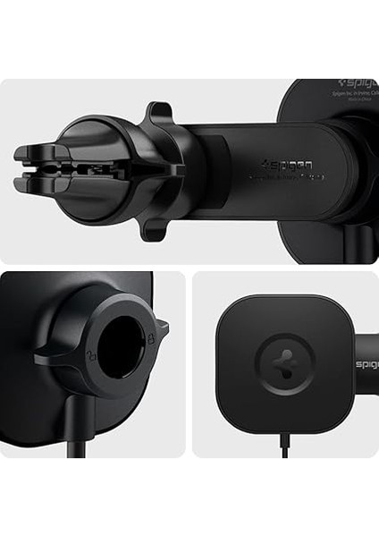 Magfit Air Vent Araç Içi Telefon Tutucu + Manyetik Kablosuz Şarj Cihazı iPhone Için Magsafe Özellikli Onetap Pro ITS12W - ACP02615 fırsatları