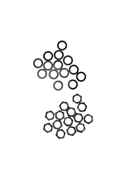 Gitar Somun Yıkayıcı Elektro Gitar Somun Yıkama Seti, G3 Gitar Jack Somunu, Behangroller Kiti Dişi Jack Soket Somunları Elektro Gitar Bas G3 / 8 Için Metal Yıkama Somunları (Black) fiyatları