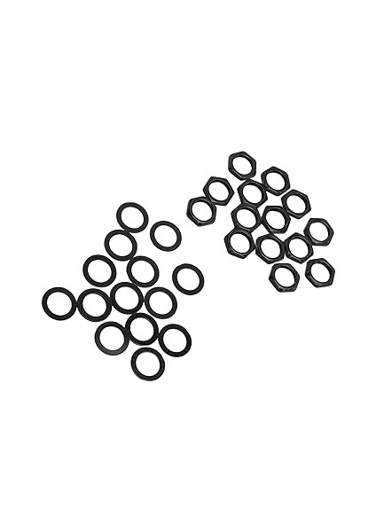 Gitar Somun Yıkayıcı Elektro Gitar Somun Yıkama Seti, G3 Gitar Jack Somunu, Behangroller Kiti Dişi Jack Soket Somunları Elektro Gitar Bas G3 / 8 Için Metal Yıkama Somunları (Black) indirimleri