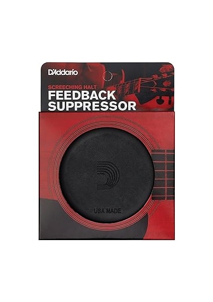 Waves Daddario Screeching Halt Akustik Gitar Ses Deliği Kapağı - Akustik Gitar Aksesuarları - Geri Bildirimi Önler (Çoğu Standart 4 “ses Deliklerine Uyar) modelleri