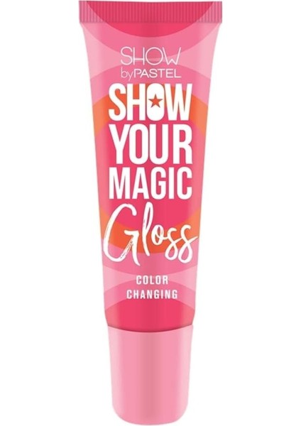 By Pastel Show Your Magic Gloss Color Changing - Renk Değiştiren Dudak Parlatıcısı, 9 ml