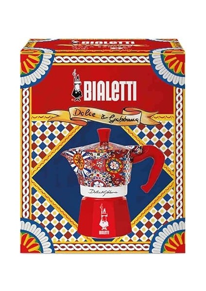 Dolce & Gabbana Mocha Express 3 Kupa Açık Ateş Espresso Makinesi (Kahve Makinesi, Mocha, Kırmızı) modelleri