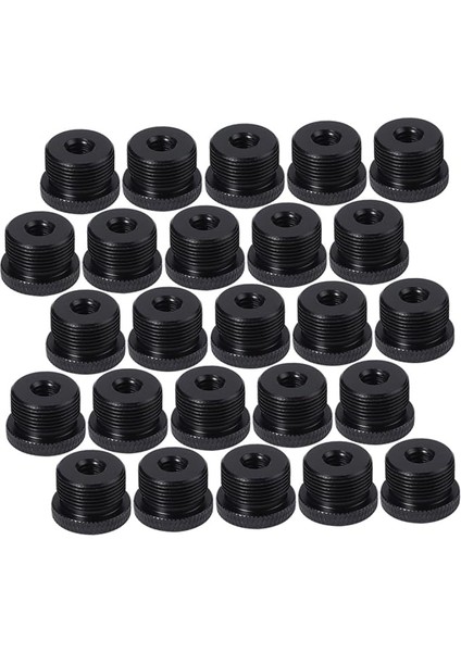 Mikrofon Vida Adaptörü Seti 30 Adet 3/8 Ila 5/8 Dişli Adaptörü Mikrofon Standları Için Sağlam Kullanımı Kolay