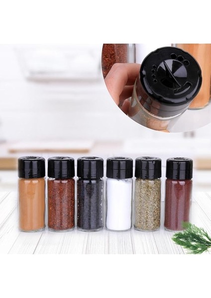 Diyarı 6 Adet Döner Kapaklı 245 ml Cam Baharatlık Seti modelleri