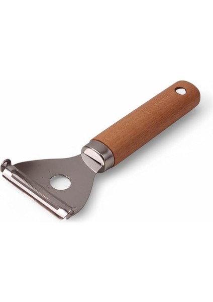 Ahşap Saplı Çok Fonksiyonlu Paslanmaz Çelik Patates Soyucu Meyve Sebze Soyucu, Pratik Elma ve Havuç Soyma Aleti fırsatları