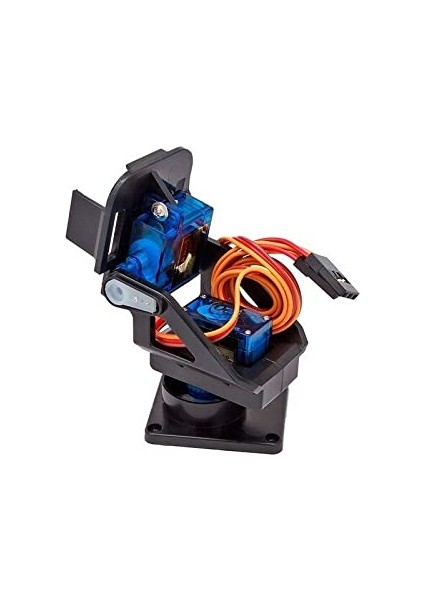 2 Eksen Pan Tilt Demonte Plastik Servo Motor Kamera Tutucu Taşıyıcı Haraket Platformu Pt Ptz Fpv SG90 Yukarı Aşağı Sağ Sol modelleri