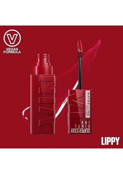 New York Super Stay Vinyl Ink Uzun Süre Kalıcı Likit Parlak Ruj 10 Lippy modelleri