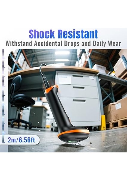 D5100Y Barkod Okuyucu - USB Kablolu, 1d ve 2d Qr Kod Okuma, Tak ve Çalıştır, Ergonomik Tasarım, Anti-Şok Silikon, IP54 Toz ve Su Koruma, Çoklu Dil Destekli Barkod Tarayıcı modelleri