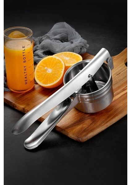 9 cm Çaplı Patates Ezici Püre Yapıcı Meyve Sıkacağı Pres CIN787