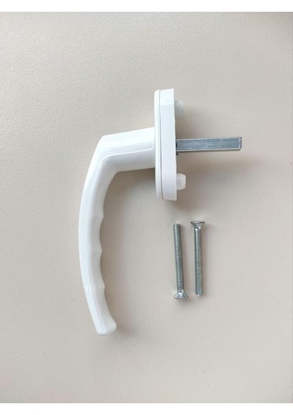 Pimapen Pencere Kolu Balkon Sürme Kapı Kolu (2, Beyaz)