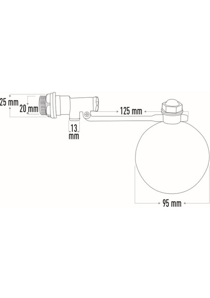 Tezeller 1/2 Flatör Şamandıra Güneş Enerji Flatör