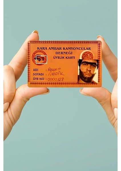 Major Selection Kara Ambar Kamyoncular Derneği Kredi Kartı Kaplama & Sticker