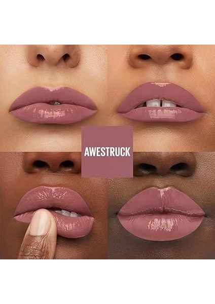 New York Super Stay Vinyl Ink Uzun Süre Kalıcı Likit Parlak Ruj 110 Awestruck indirimleri