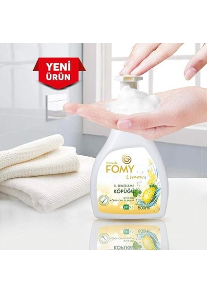 Limon Köpük Sabun El Yüz Vücut 500 ml modelleri