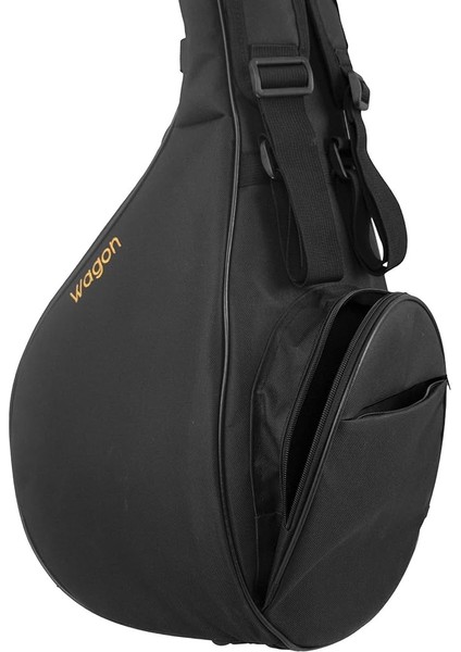 Case 01 Serisi Kısa Sap Siyah Bağlama Taşıma Çantası