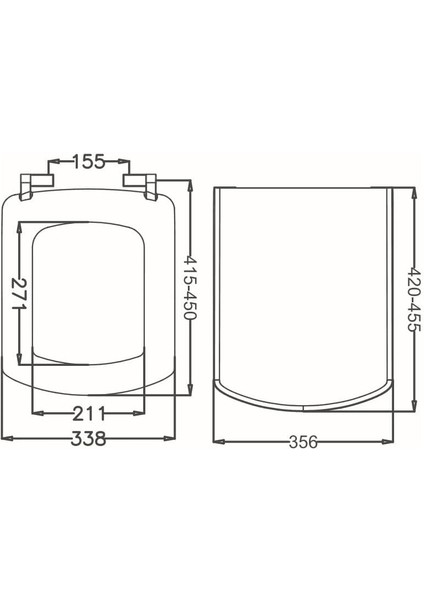 Kapağı Karen,nero,basic Model Sök Tak Özellikli Soft Kare Klozet Kapak modelleri