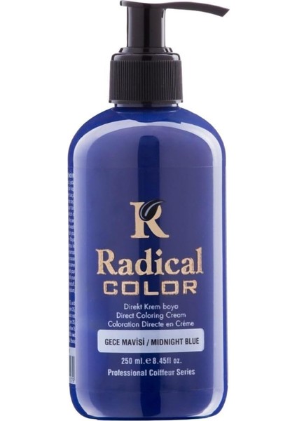 Color New 25/midnightblue Amonyaksız Su Bazlı Saç Boyası 250 ml 1 Adet Gece Mavisi