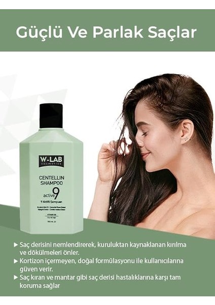Kozmetik Centellin 9 Aktifli Şampuan 250 ml modelleri