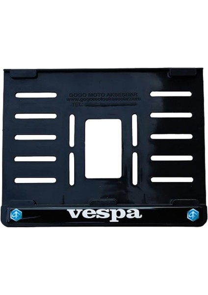 Vespa Wespa ile Uyumlu Uyumlu Plastik (15X24 Cm) Kırılmaz Plakalık