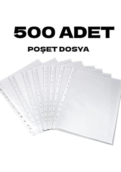 500 Adet A4 Şeffaf Dosya Föy Poşet Dosya fiyatları