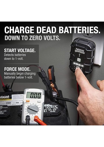 Genıus1 6V/12V 1A Akıllı Akü Şarj ve Akü Bakım/desülfatör modelleri