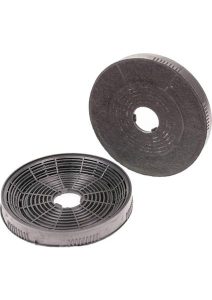 2li Davlumbaz Karbon Filtresi 16CM Çap, Silverline, Lanova, Esty,kumtel ile Uyumlu