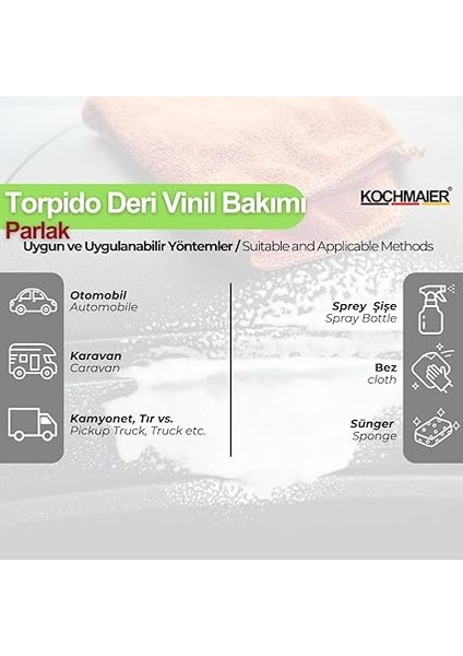 Oto Torpido Deri Vinil Bakımı Sütü (Parlak Görünüm) - Cockpit Care (Glossy Effect) (500 Ml) indirimleri
