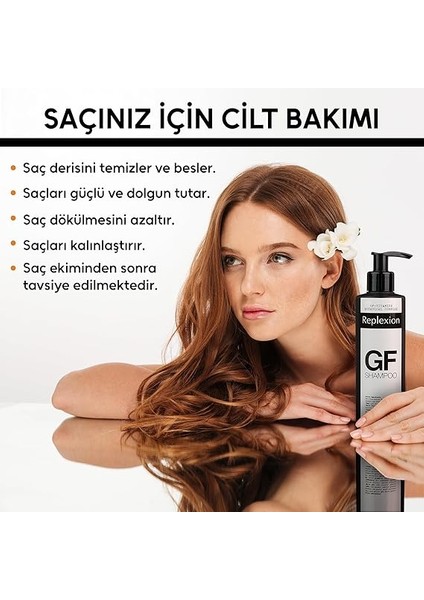 Gf Shampoo 250ML – Anti-Hair Loss & Saç Kalınlaştırıcı Şampuan fırsatları