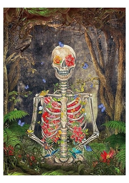 Puzzle 1000 Parça - Çiçek Açan Iskelet fiyatları