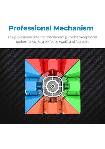 Select Klasik 3x3 Sihirli Küp ve Piramit Meilong Moyu Cubing Sınıf Karbon Fiber Kaymaz Etiket ile Daha Hızlı, Daha Kolay ve Daha Düzgün Döndürme, Yeni Başlayanlar ve Profesyoneller fırsatları