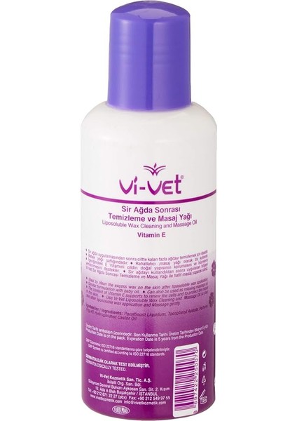 Sir Ağda Temizleme ve Masaj Yağı E Vitamini, 125 ml fiyatları