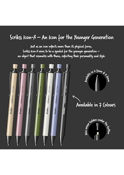 Office Icon-X Metal Versatil 0.7 mm Mat Siyah indirimleri