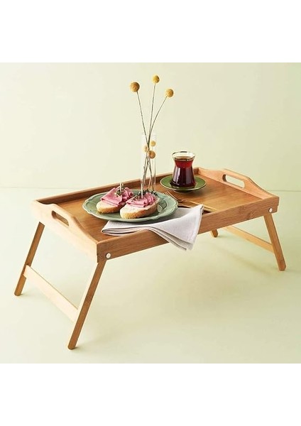 Home Katlanır Ayaklı Bambu Yatak Tepsisi – Ahşap Laptop Standı, Kitap Okuma ve Çalışma Rahlesi, Kahvaltı ve Servis Sunum Tepsisi, Katlanabilir Piknik Tepsisi fırsatları