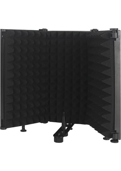 Katlanabilir Ayarlanabilir Ses Emici Vokal Paneli Taşınabilir Izolasyon Mikrofon Kalkanı Ses Geçirmez Plaka