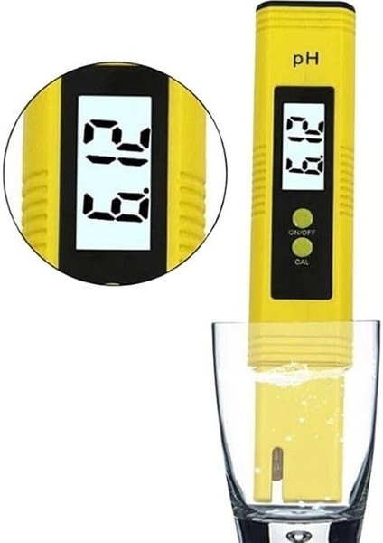 Dijital Ph Metre Su Sıvı Akvaryum Ph Ölçer Kalibrasyon