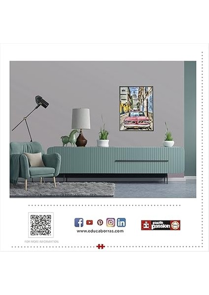 Puzzle 1000 Parça Vintage Car In Old Havana 16754 fırsatları