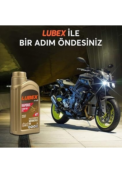 Rapidus Fs 15W/50 1 Lt - 4 Zamanlı Motosiklet Yağı fiyatları