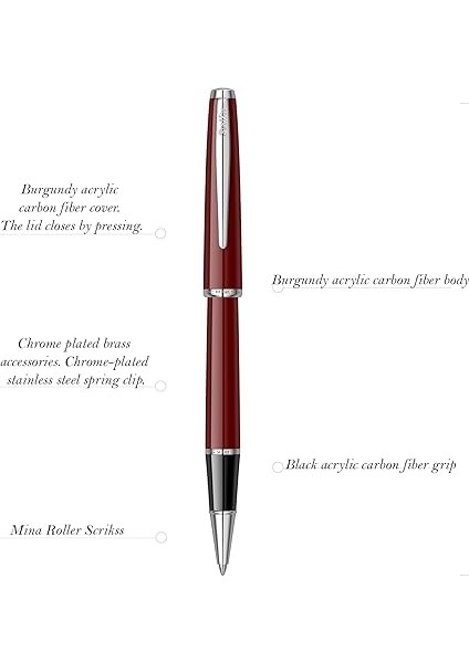 Vintage 33 Roller Kalem Bordo fiyatları